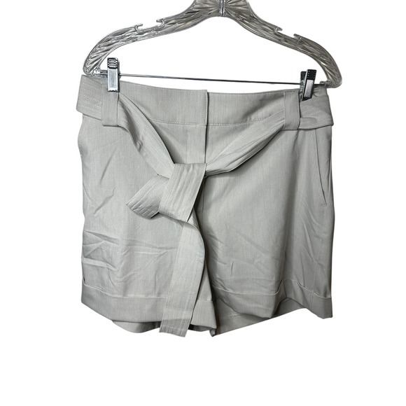 Rachel‎ Zoe Beige Belted Shorts – Size 12 (NWOT) - Picture 1 of 3